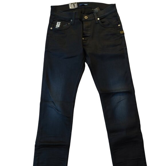 Retro Vintage G-Star Raw 5204 Defend Super Slim Denim Jeans Pants Sz 28 x 29 NWT - Picture 2 of 11